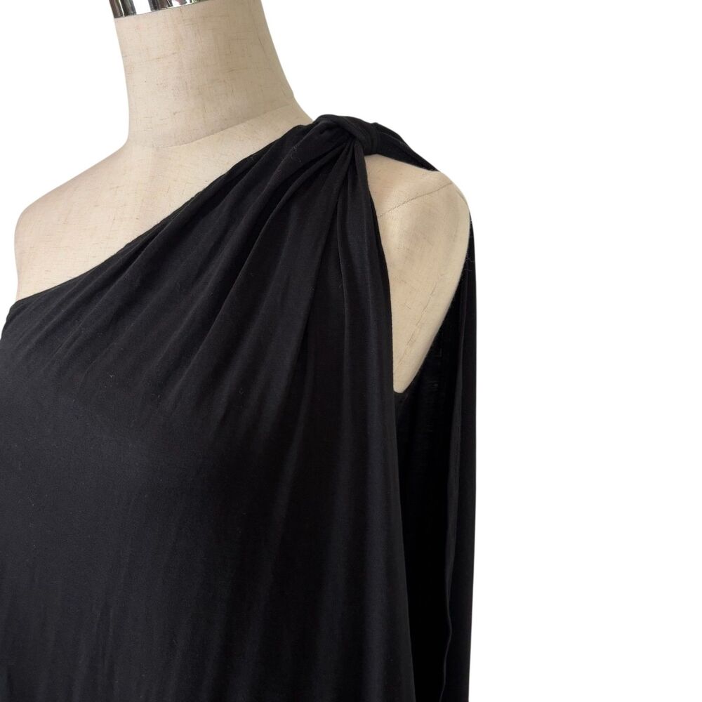 Pure & Simple Black One Shoulder Dress Layered Women's XS - Picture 6 of 6